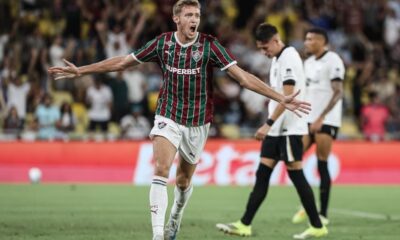 Rodrigo Castillo marca gol decisivo do Fluminense contra Atlético-MG no Maracanã