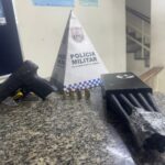PM reage a tentativa de roubo na BR-101, apreende pistola e bloqueador de sinal em Itaboraí