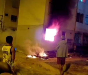 Seis pessoas são socorridas após incêndio em apartamento em Itaboraí; crianças estão entregando as vitimas