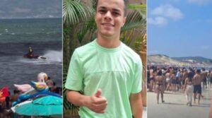 Jovem desaparece após ser arrastado pelo mar em Cabo Frio