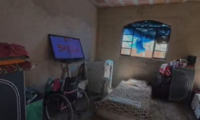 Polícia Civil em operação que resgatou idosos de abrigo clandestino em São Gonçalo.