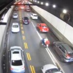 Motociclista morre após queda no Túnel Rebouças e trava trânsito no Rio