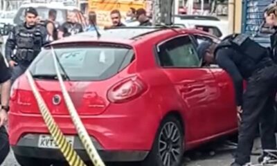 motorista morto a tiros na Dom Hélder Câmara após colisão em loja