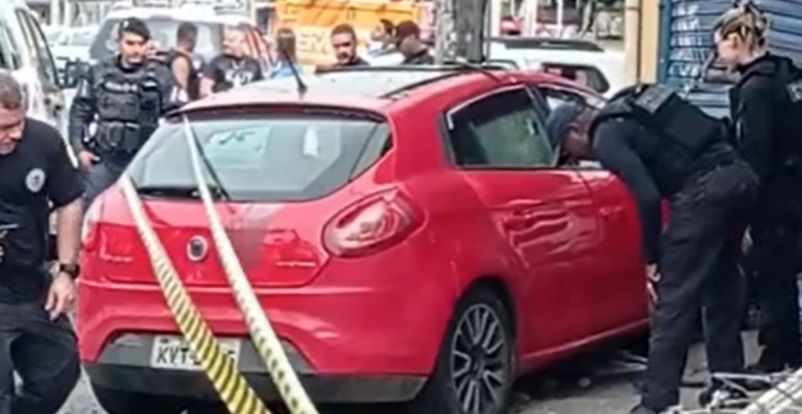 motorista morto a tiros na Dom Hélder Câmara após colisão em loja