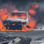 Explosão de carreta na Via Dutra causa mortes e interdição total