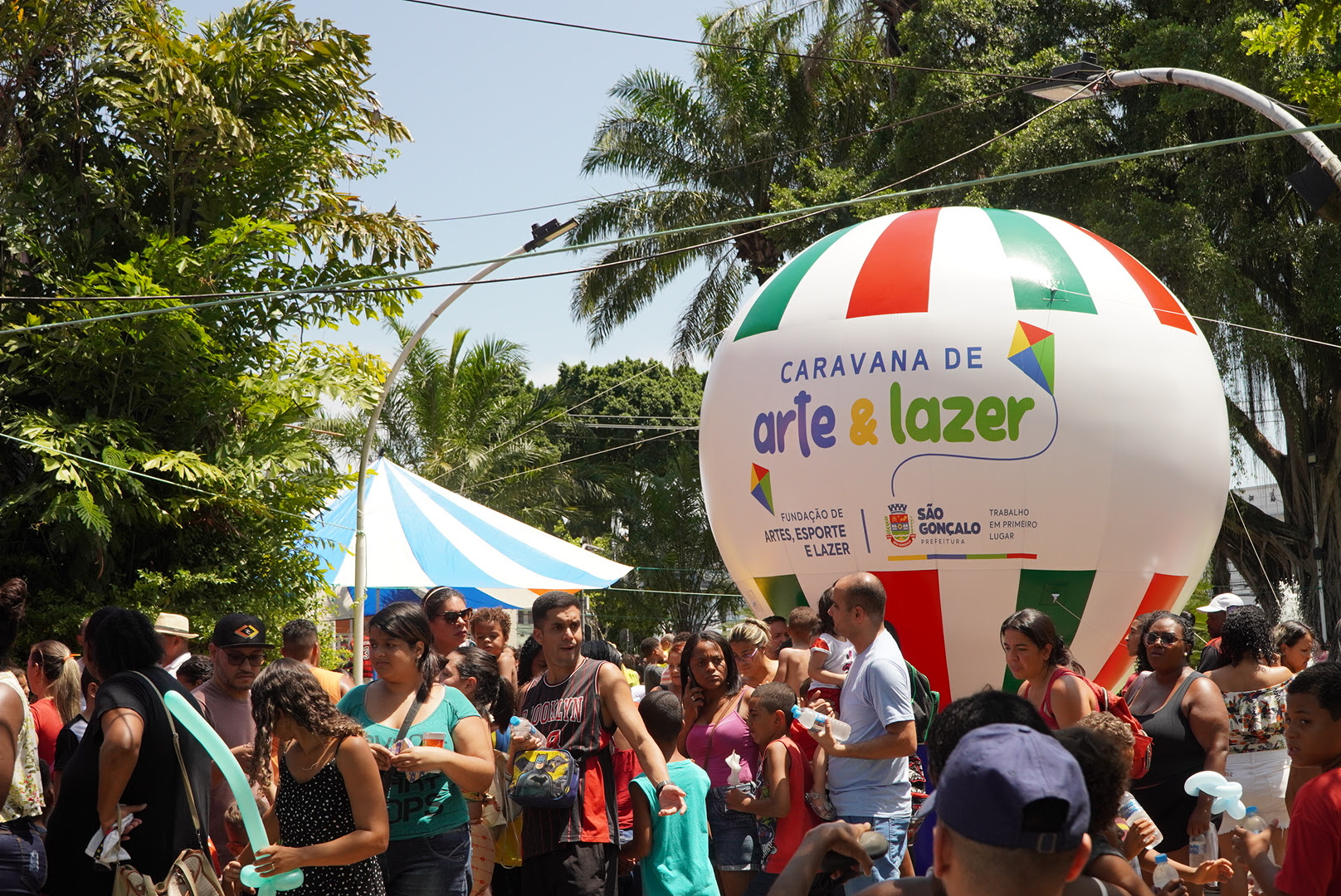 Caravana de lazer chega ao Boaçu com diversão gratuita para crianças