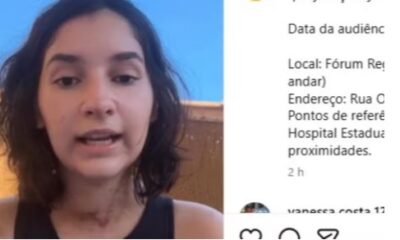 Alana Anísio após tentativa de feminicídio em São Gonçalo