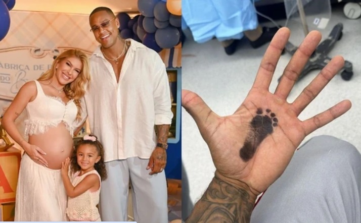 Nasce Levi, segundo filho de Léo Santana e Lore Improta