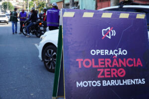 Operação contra motos barulhentas remove 15 veículos em São Gonçalo