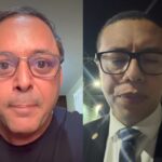 Prefeito Rodrigo Neves e vereador Douglas Gomes trocam acusações após interdição do Arraiá do Caio Martins