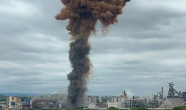 Explosão na CSN assusta moradores de Volta Redonda; Bombeiros confirmam que não houve feridos